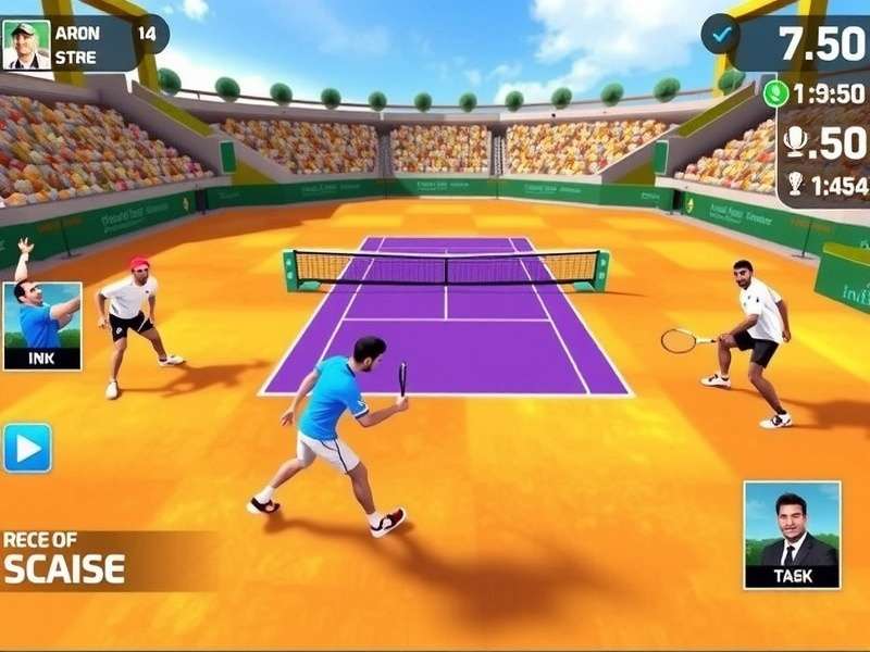 Tennis Clash Smash Arena Gameplay Screenshot